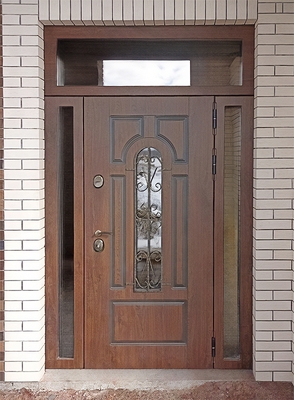 Входная группа с фрамугой Входная группа с фрамугой